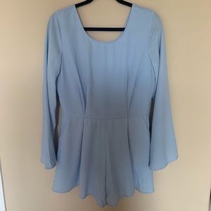 Long Bell Sleeve Romper